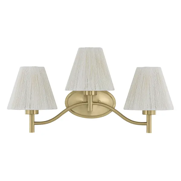Rosa 3-Light Bathroom Vanity Light in Noble Brass by Breegan Jane - Image 2
