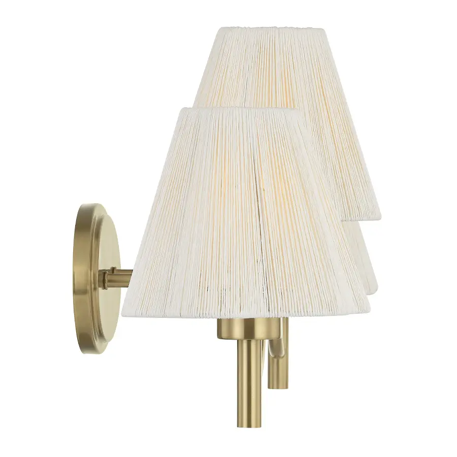 Rosa 3-Light Bathroom Vanity Light in Noble Brass by Breegan Jane - Image 5