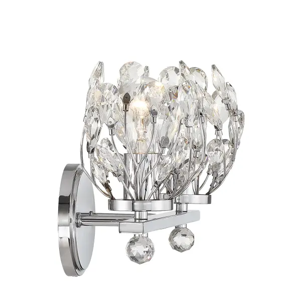 Moreno Two Light Bathroom Vanity in Chrome - Image 5