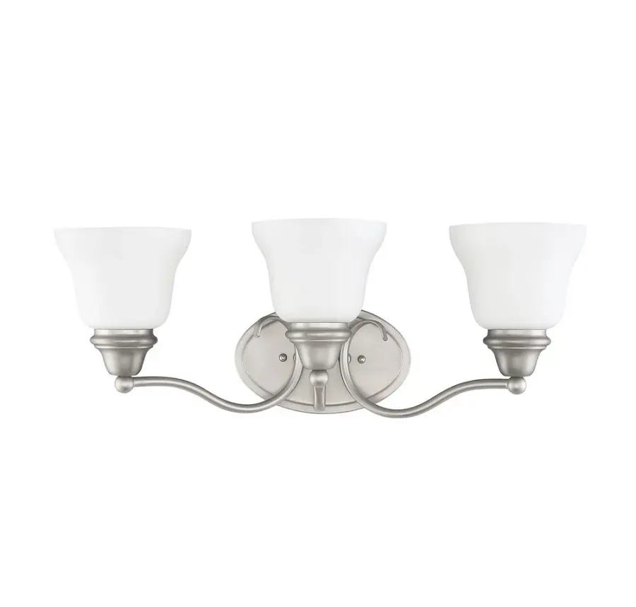 Yates 3-Light Bathroom Vanity Light in Pewter - Image 2
