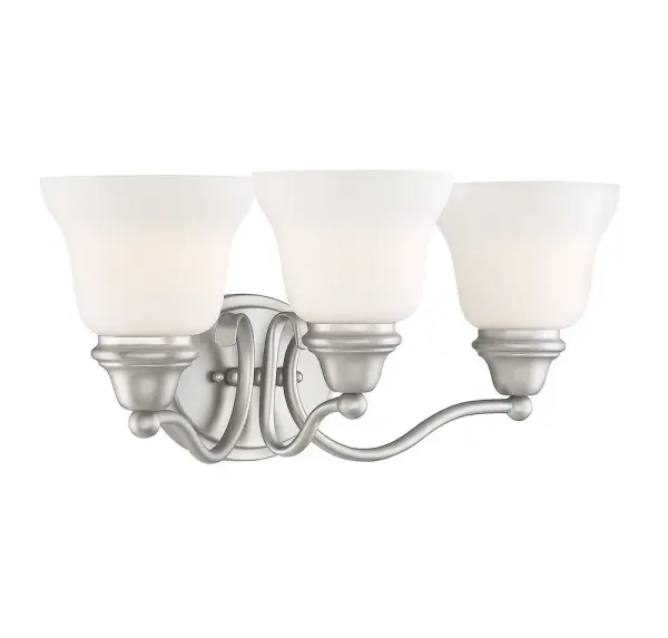 Yates 3-Light Bathroom Vanity Light in Pewter - Image 4