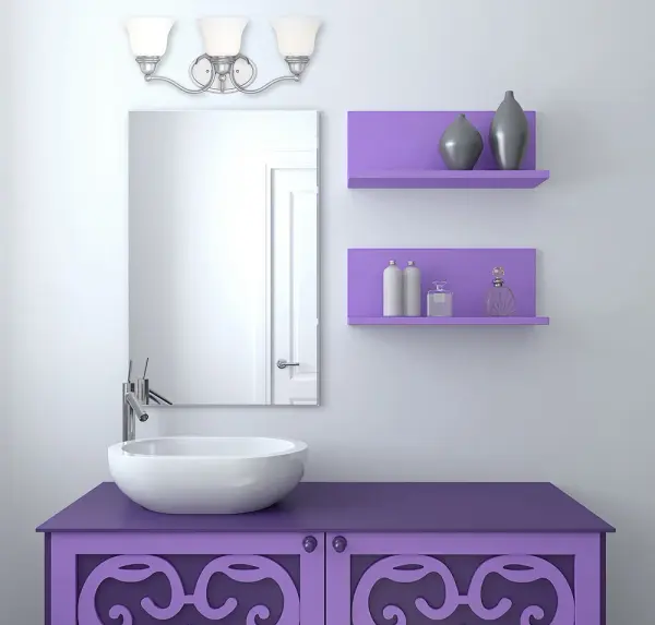 Yates 3-Light Bathroom Vanity Light in Pewter - Image 6