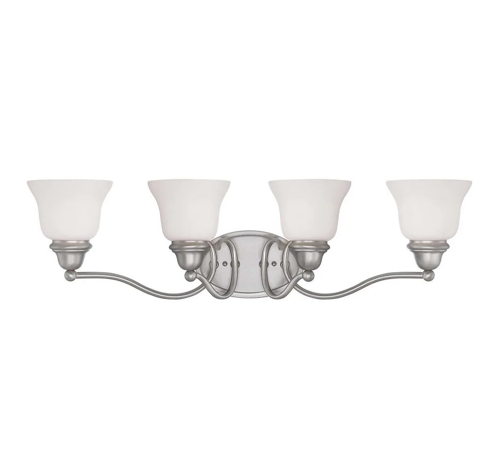 Yates Four Light Bath Bar in Pewter