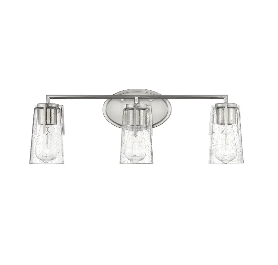 Sacremento Three Light Bath Bar in Satin Nickel - Image 2