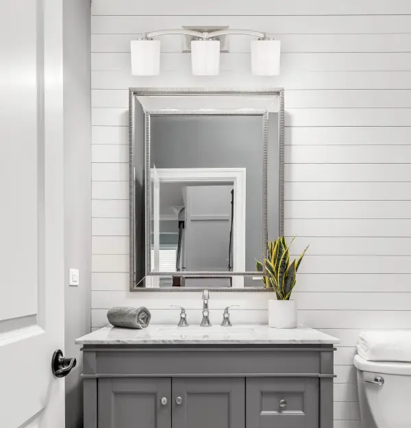 Whitney 3-Light Bathroom Vanity Light in Satin Nickel - Image 6