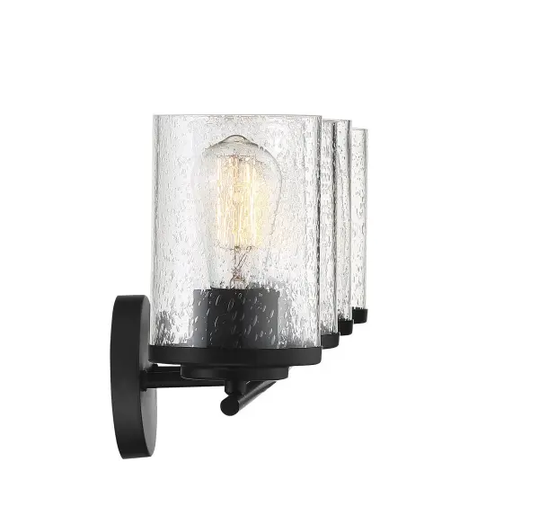 Marshall 4-Light Bathroom Vanity Light in Matte Black - Image 10