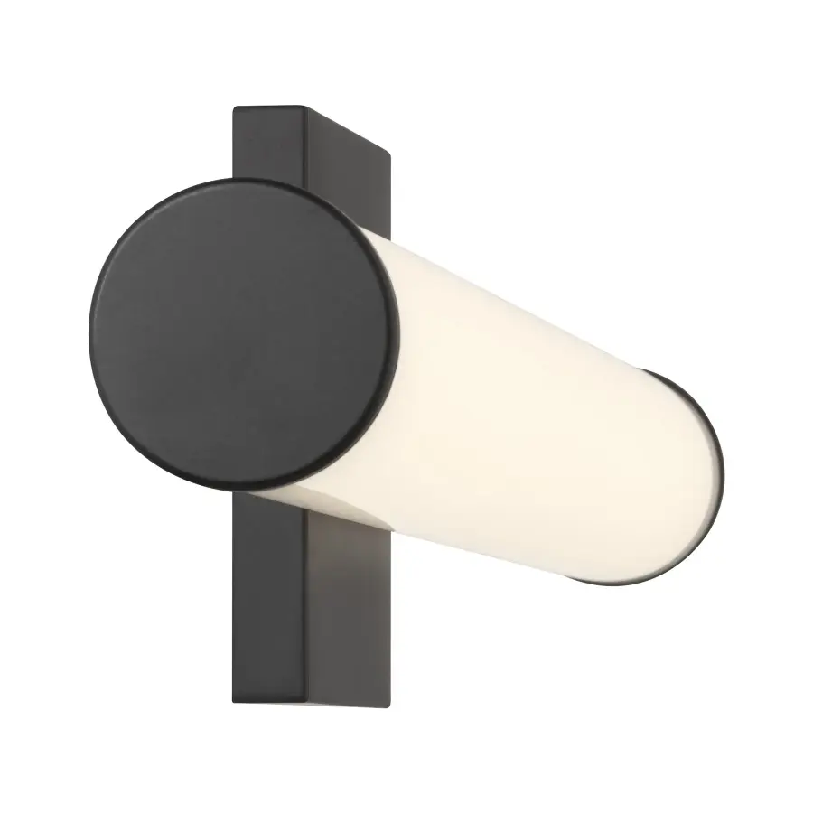 Colt 24" Contemporary LED Cylinder Vanity Light in Black - Image 5