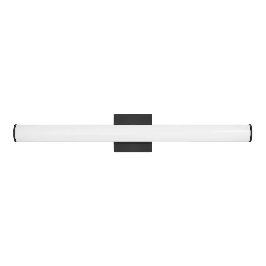 Colt 30" Contemporary LED Cylinder Vanity Light in Black - Image 2