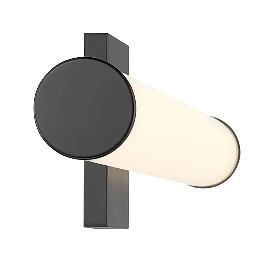 Colt 30" Contemporary LED Cylinder Vanity Light in Black - Image 5