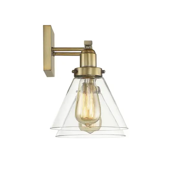Drake Two Light Bath Bar in Warm Brass - Image 5