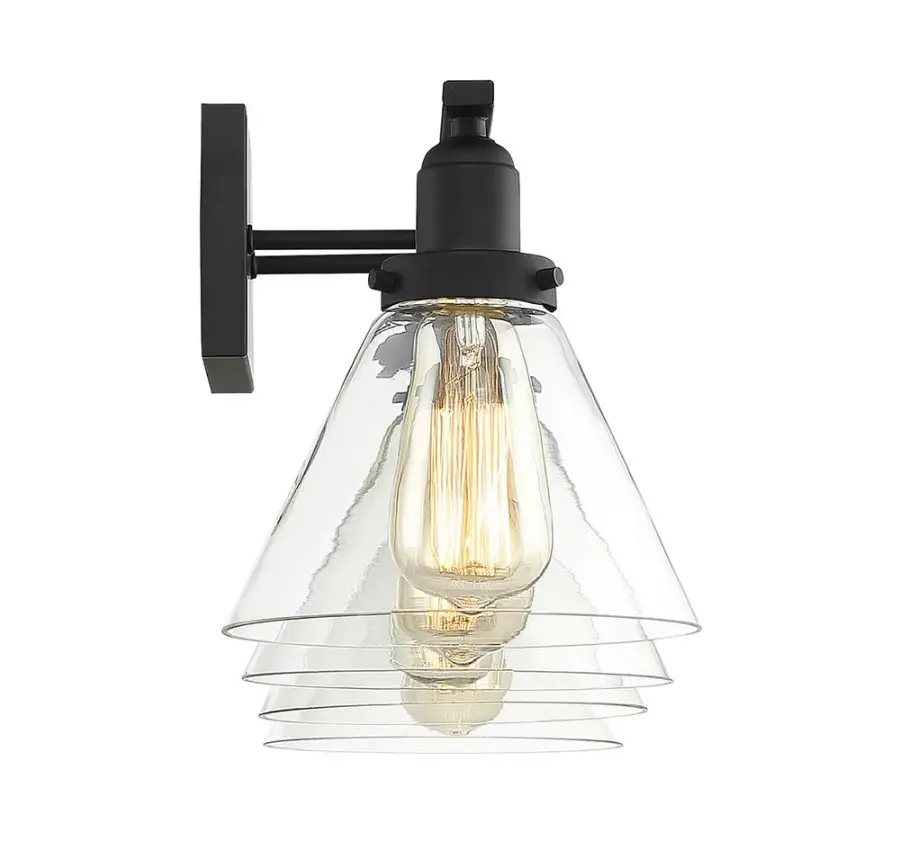 Drake 4-Light Bathroom Vanity Light in Black - Image 5