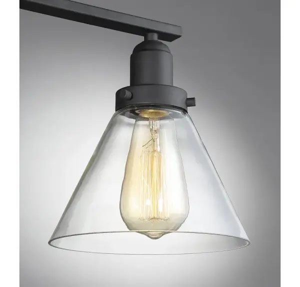 Drake 4-Light Bathroom Vanity Light in Black - Image 6