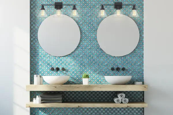 Drake 4-Light Bathroom Vanity Light in Black - Image 8