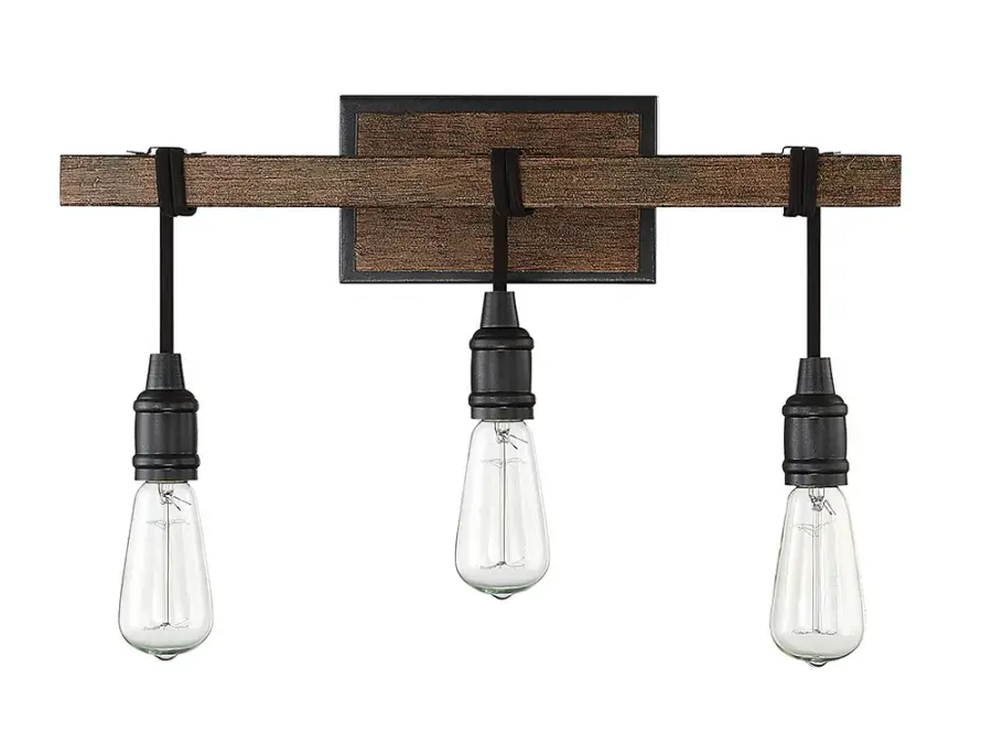 Burgess 3-Light Bathroom Vanity Light in Durango - Image 2