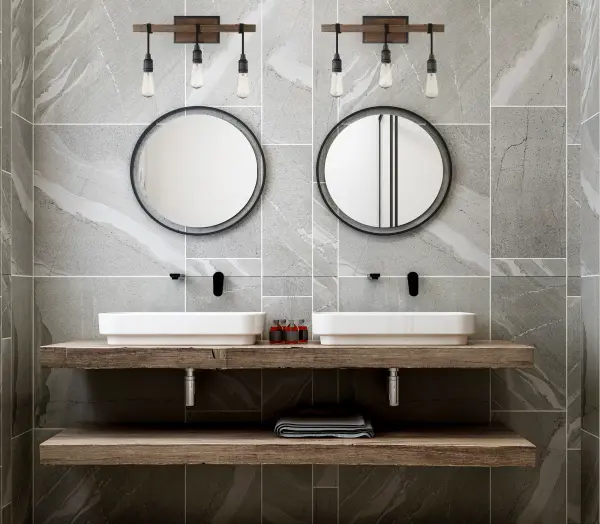 Burgess 3-Light Bathroom Vanity Light in Durango - Image 6