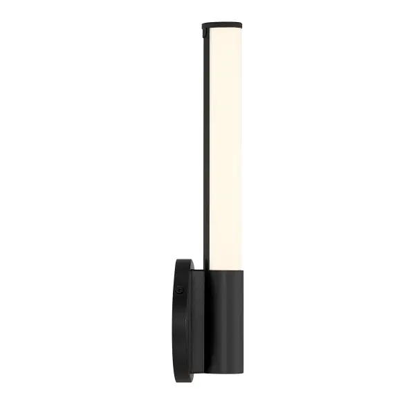 Connor 14" Mini Tube LED Cylinder Vanity Light in Black - Image 5