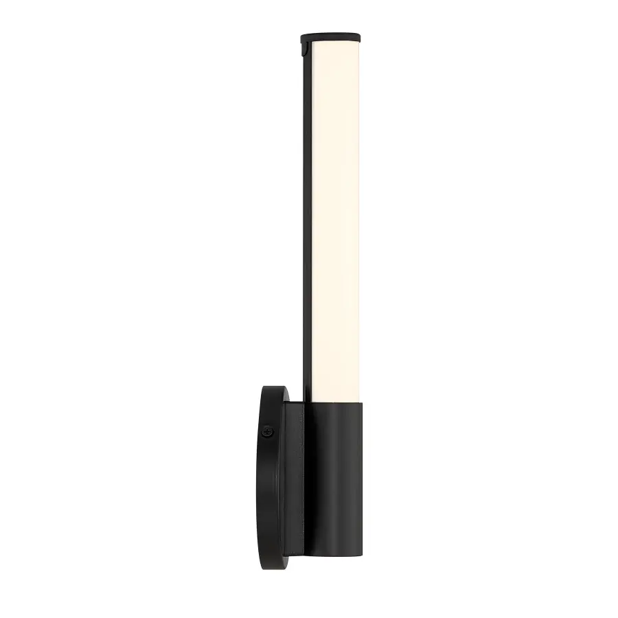 Connor 14" Mini Tube LED Cylinder Vanity Light in Black - Image 5