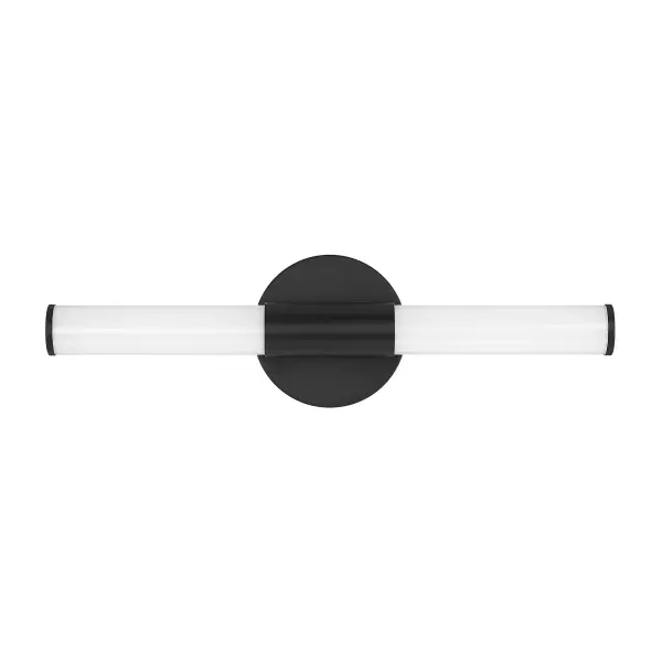 Connor 18" Mini Tube LED Cylinder Vanity Light in Black - Image 2
