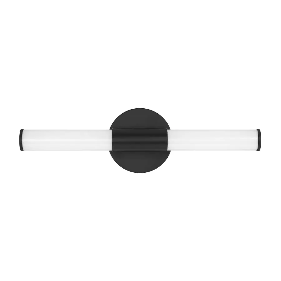 Connor 18" Mini Tube LED Cylinder Vanity Light in Black - Image 2