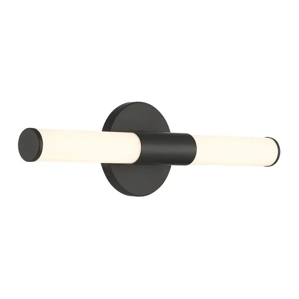 Connor 18" Mini Tube LED Cylinder Vanity Light in Black - Image 4