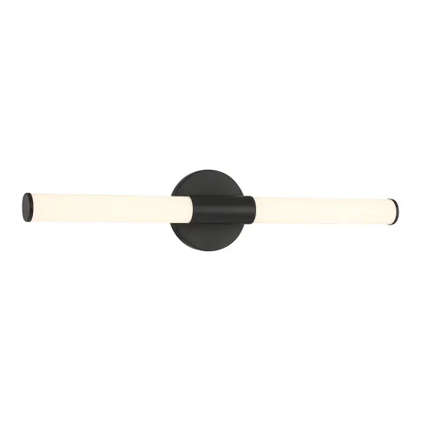 Connor 24" Mini Tube LED Cylinder Vanity Light in Black - Image 3