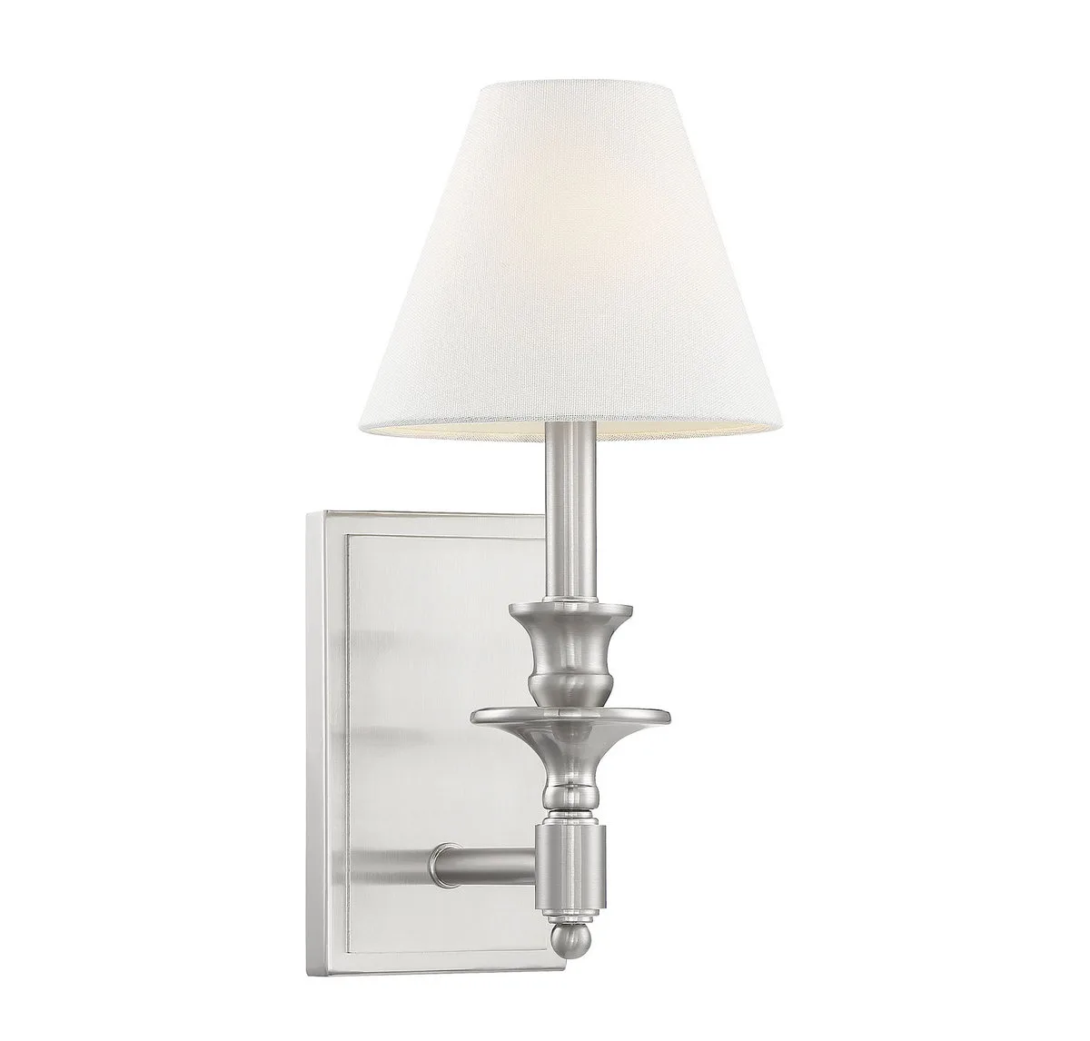 Washburn 1-Light Wall Sconce in Satin Nickel