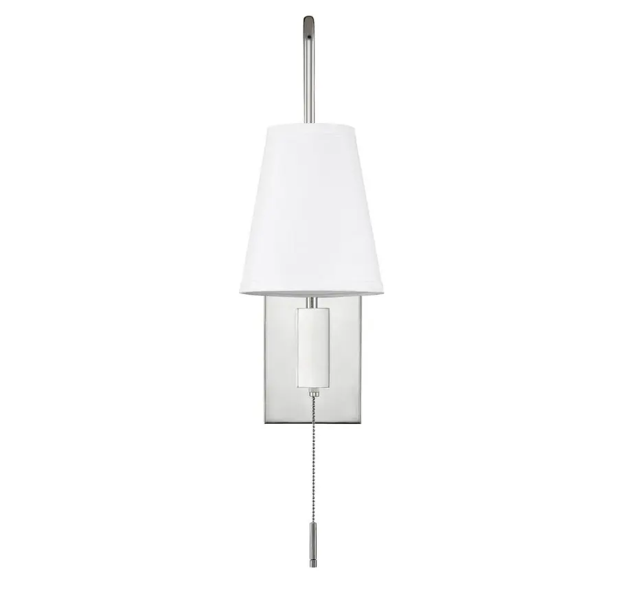 Owen 1-Light Adjustable Wall Sconce in Polished Nickel - Image 2