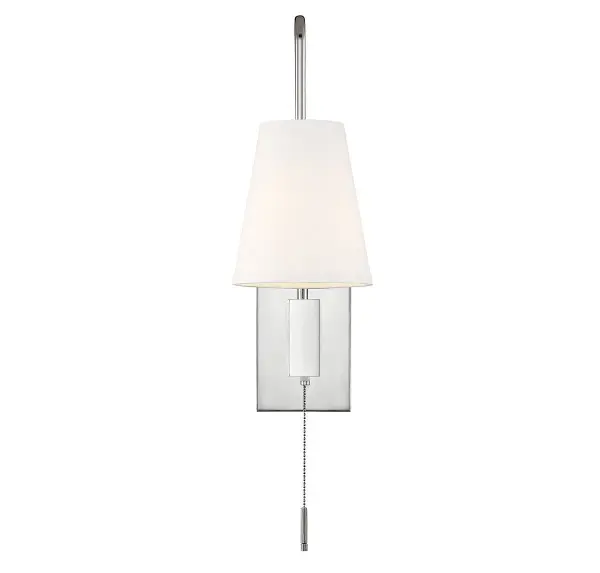 Owen 1-Light Adjustable Wall Sconce in Polished Nickel - Image 6