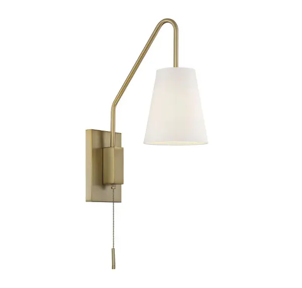 Owen One Light Wall Sconce in Warm Brass - Image 3