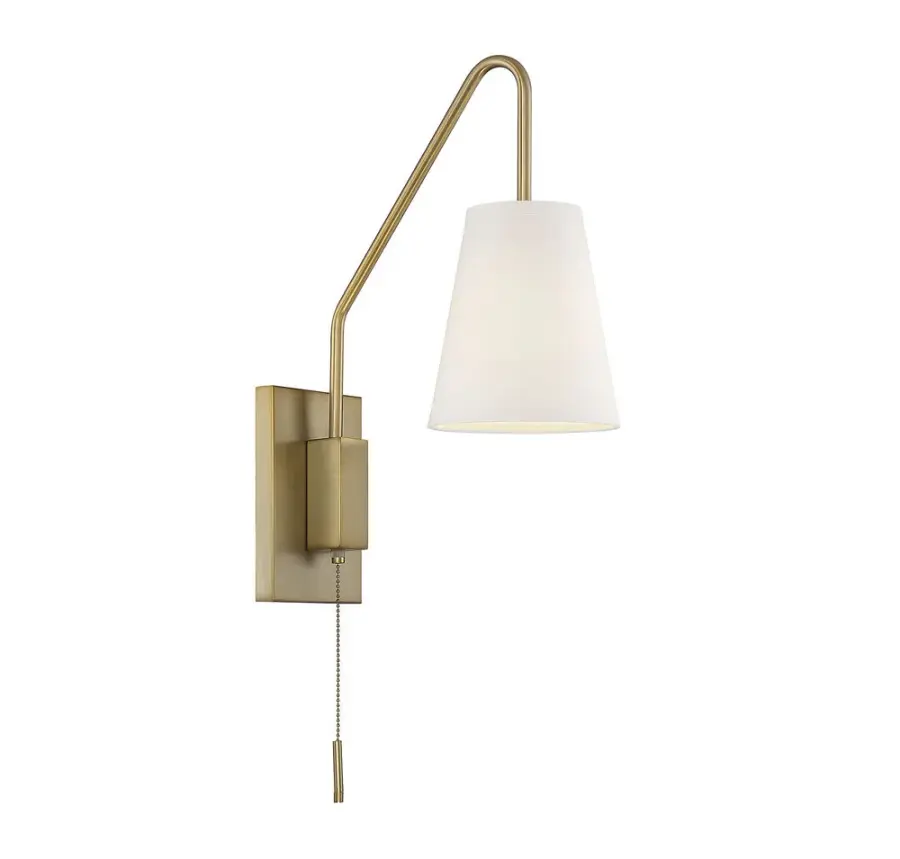 Owen One Light Wall Sconce in Warm Brass - Image 3