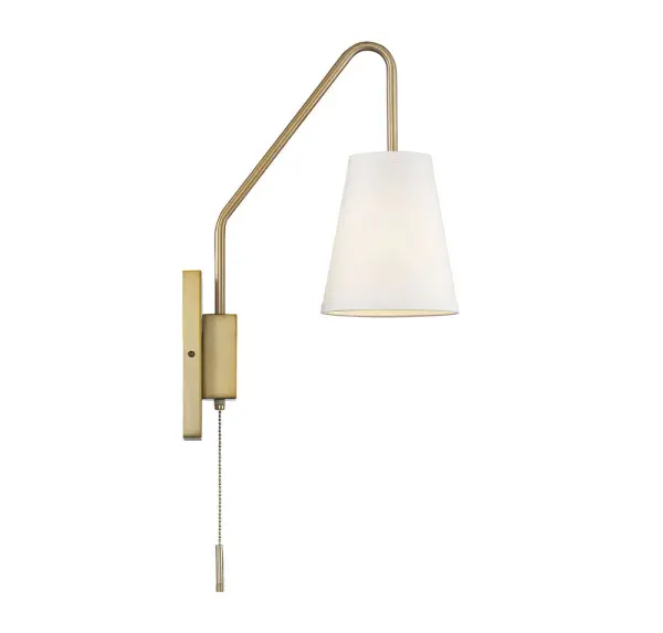 Owen One Light Wall Sconce in Warm Brass - Image 4