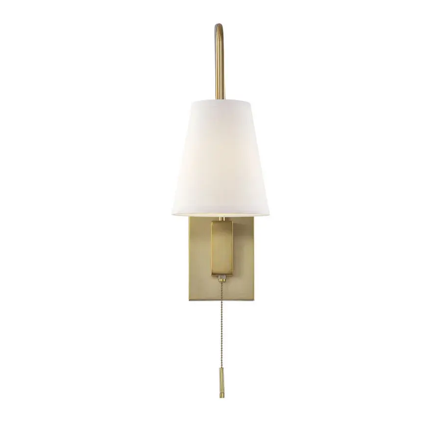 Owen One Light Wall Sconce in Warm Brass - Image 5