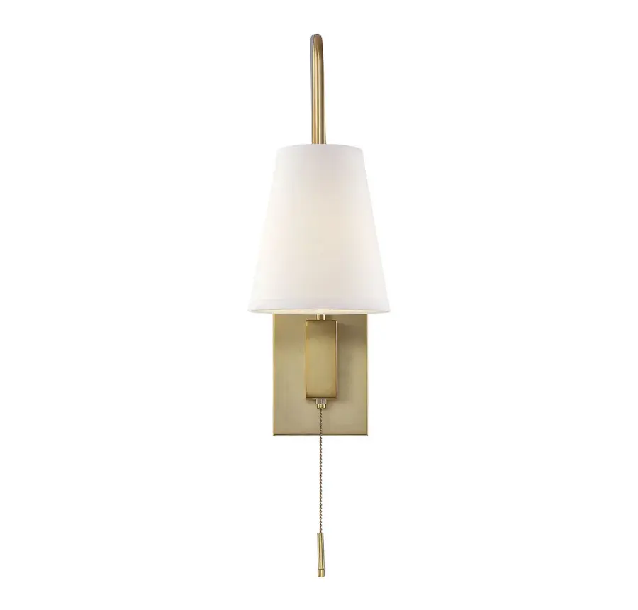 Owen One Light Wall Sconce in Warm Brass - Image 6