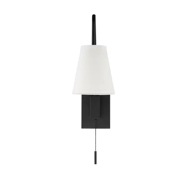 Owen 1-Light Adjustable Wall Sconce in Matte Black - Image 4
