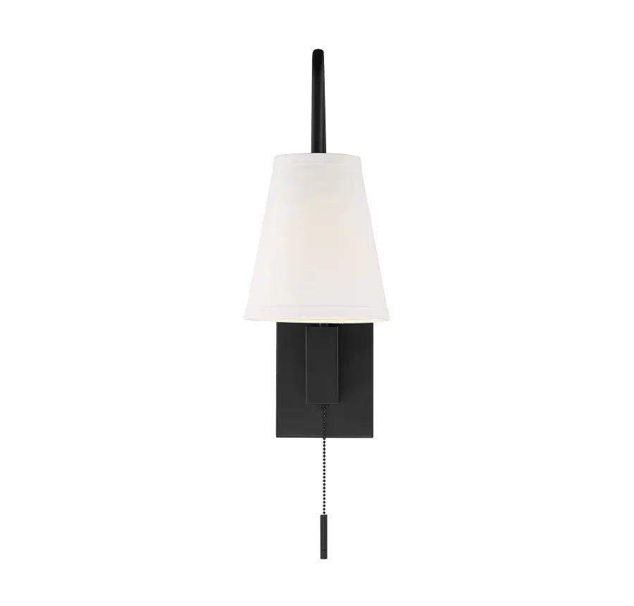 Owen 1-Light Adjustable Wall Sconce in Matte Black - Image 5
