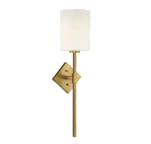 Destin One Light Wall Sconce in Warm Brass - Image 3