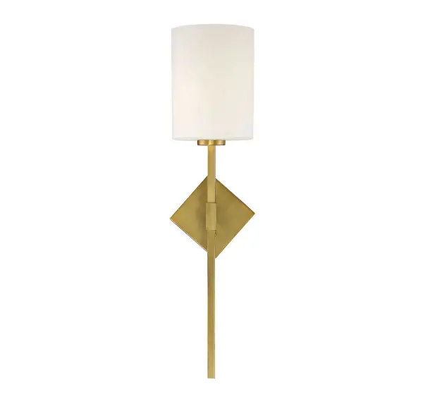 Destin One Light Wall Sconce in Warm Brass - Image 4