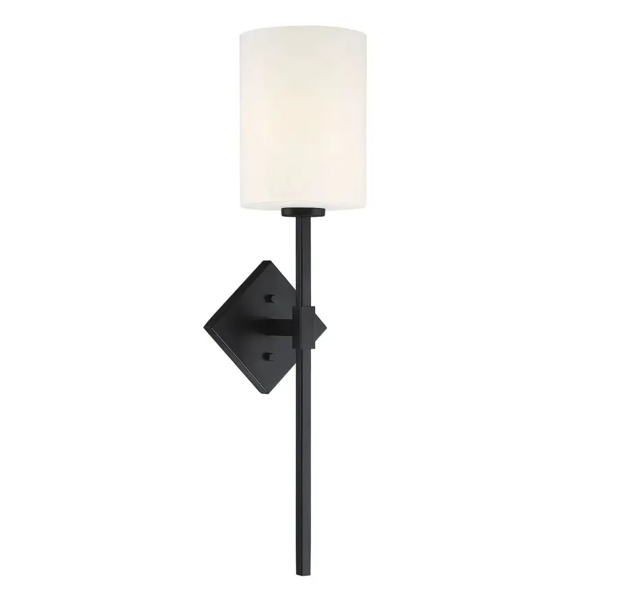 Destin 1-Light Wall Sconce in Matte Black - Image 3