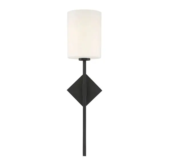 Destin 1-Light Wall Sconce in Matte Black - Image 4
