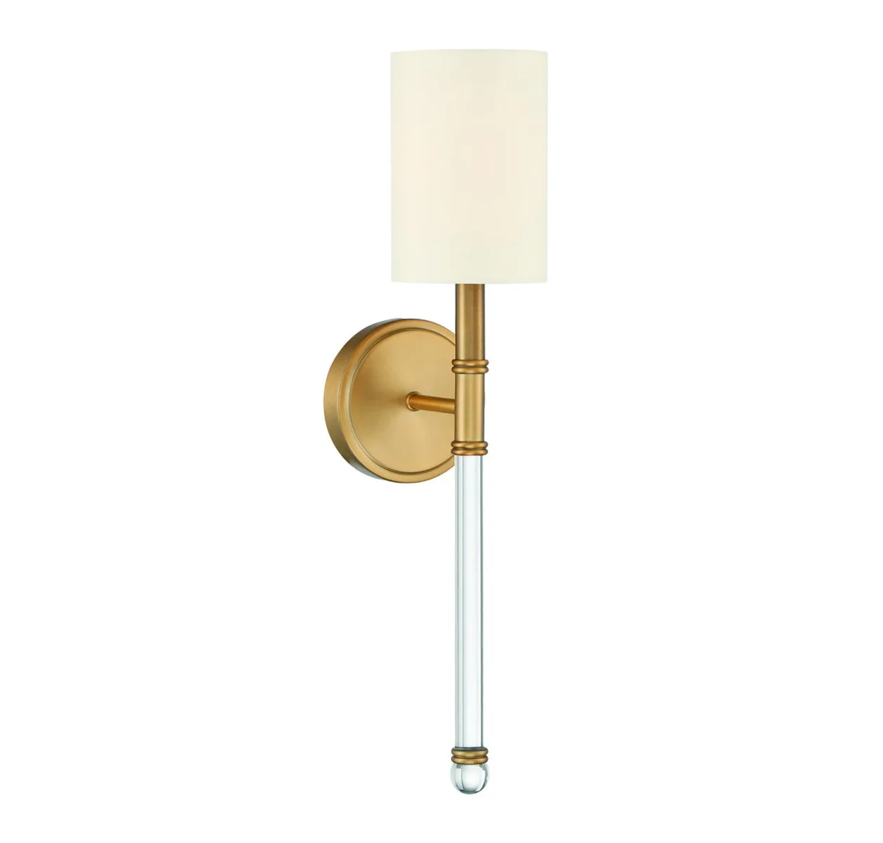 Fremont One Light Wall Sconce in Warm Brass