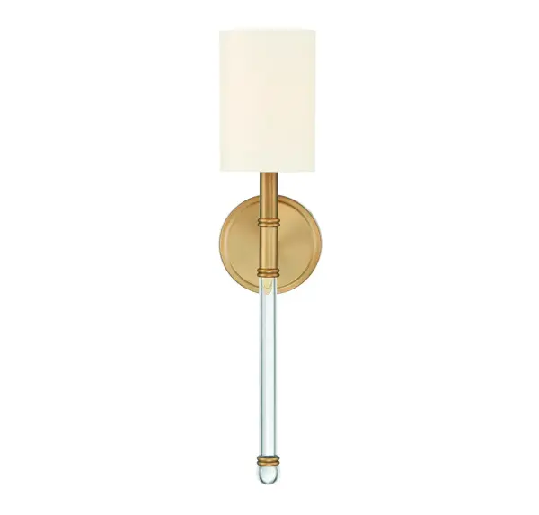 Fremont 1-Light Wall Sconce in Warm Brass - alternate view