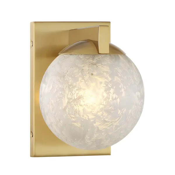 Darien 1-Light Wall Sconce in Warm Brass - Image 4
