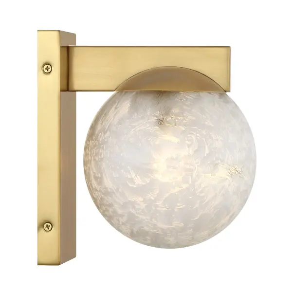 Darien 1-Light Wall Sconce in Warm Brass - Image 5