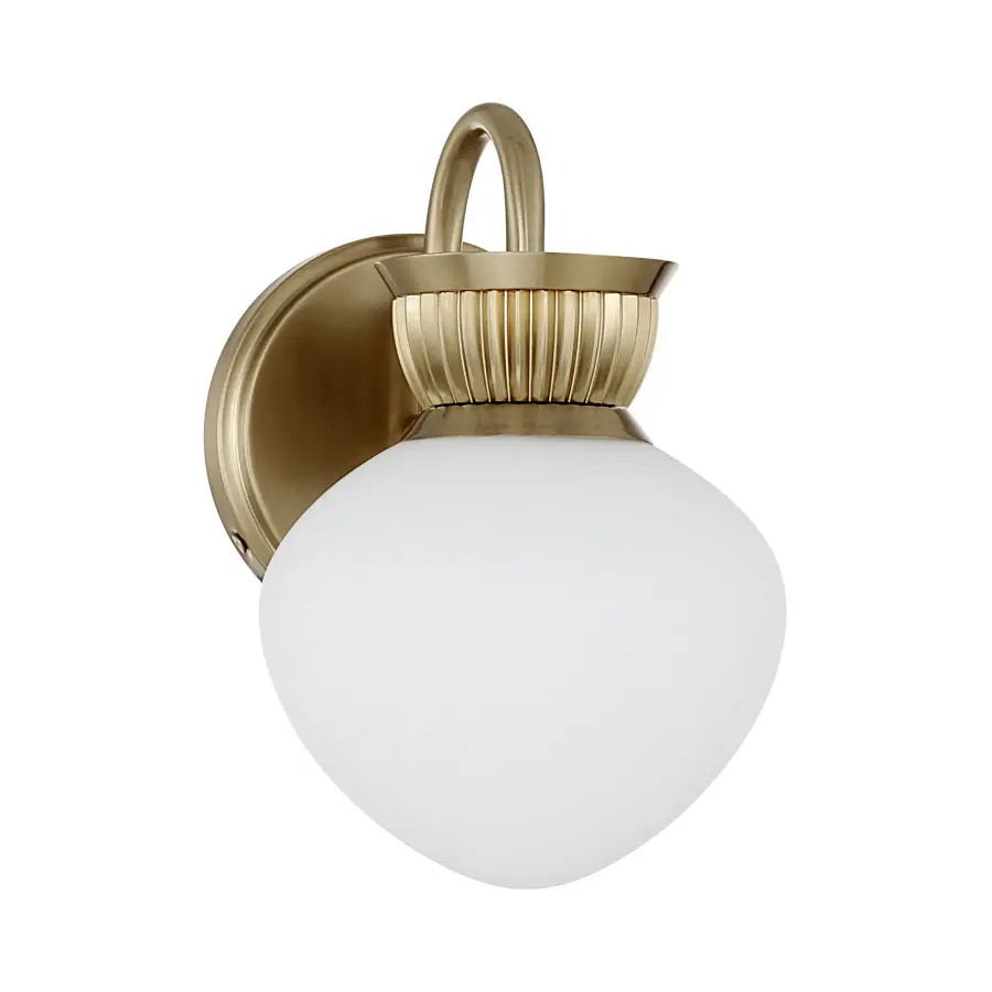 Melbourne 1-Light Wall Sconce in Noble Brass - Image 2
