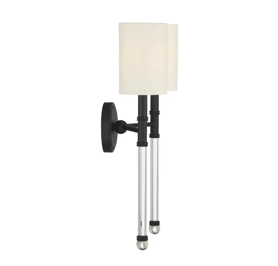Fremont Two Light Wall Sconce in Matte Black - Image 5