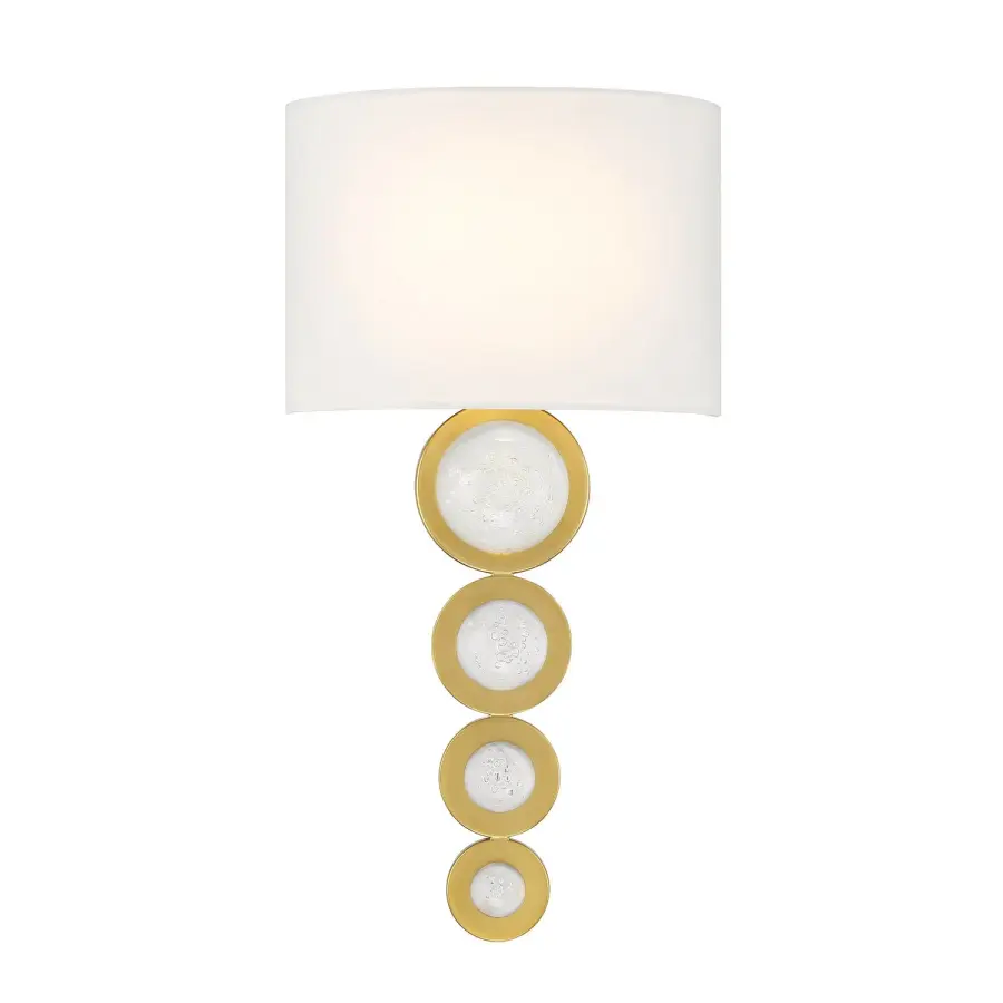 Marseille LED Wall Sconce in Warm Brass - Image 1