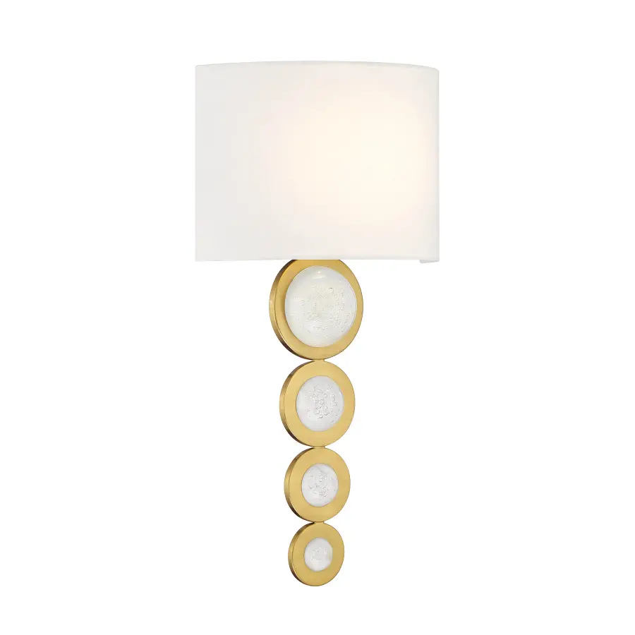 Marseille LED Wall Sconce in Warm Brass - Image 3