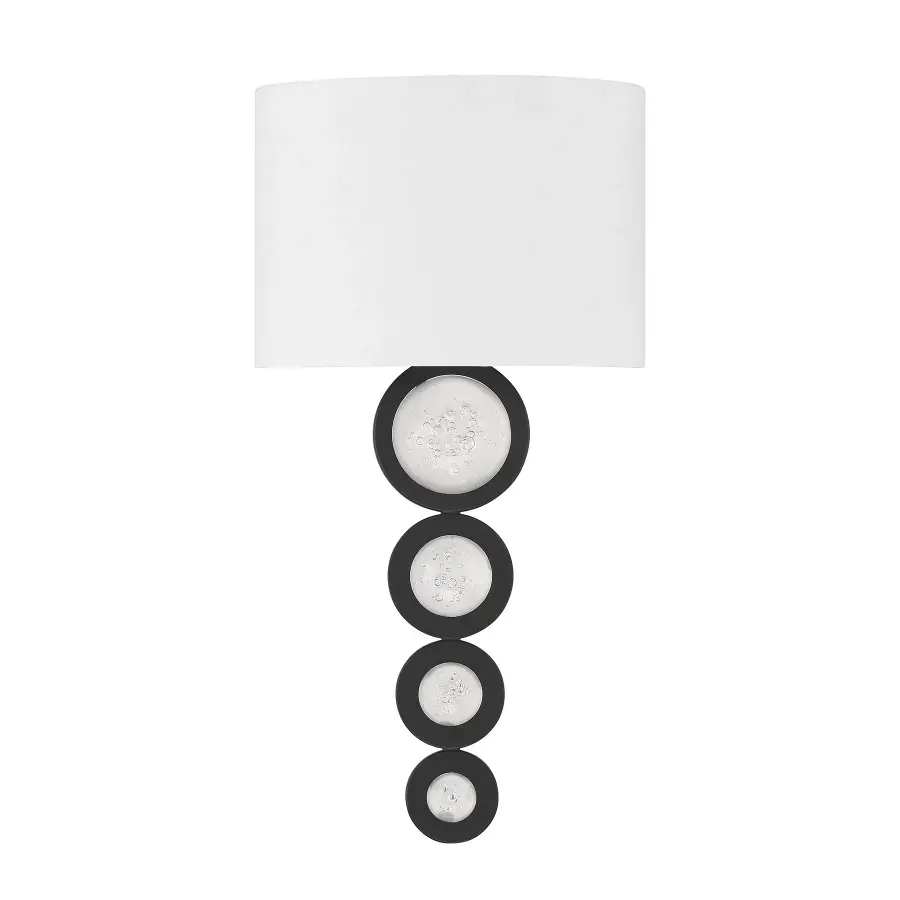 Marseille 1-Light Wall Sconce in Matte Black - Image 2