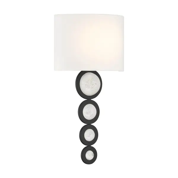 Marseille 1-Light Wall Sconce in Matte Black - Image 3