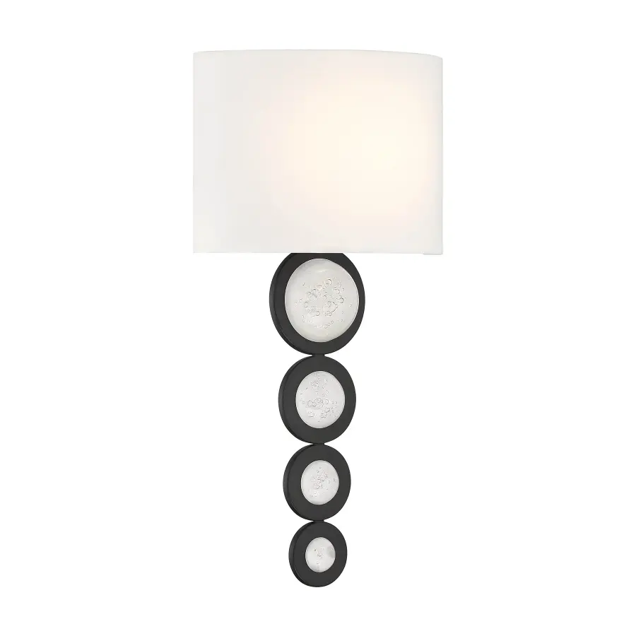 Marseille 1-Light Wall Sconce in Matte Black - Image 3